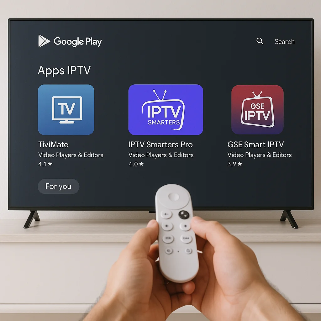 installer IPTV sur Android TV